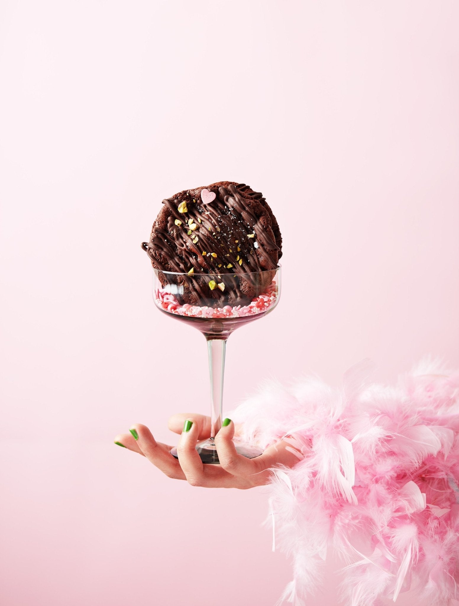 3x Double Choc Pistachio Kataifi (V+GF) - She means Biscuits