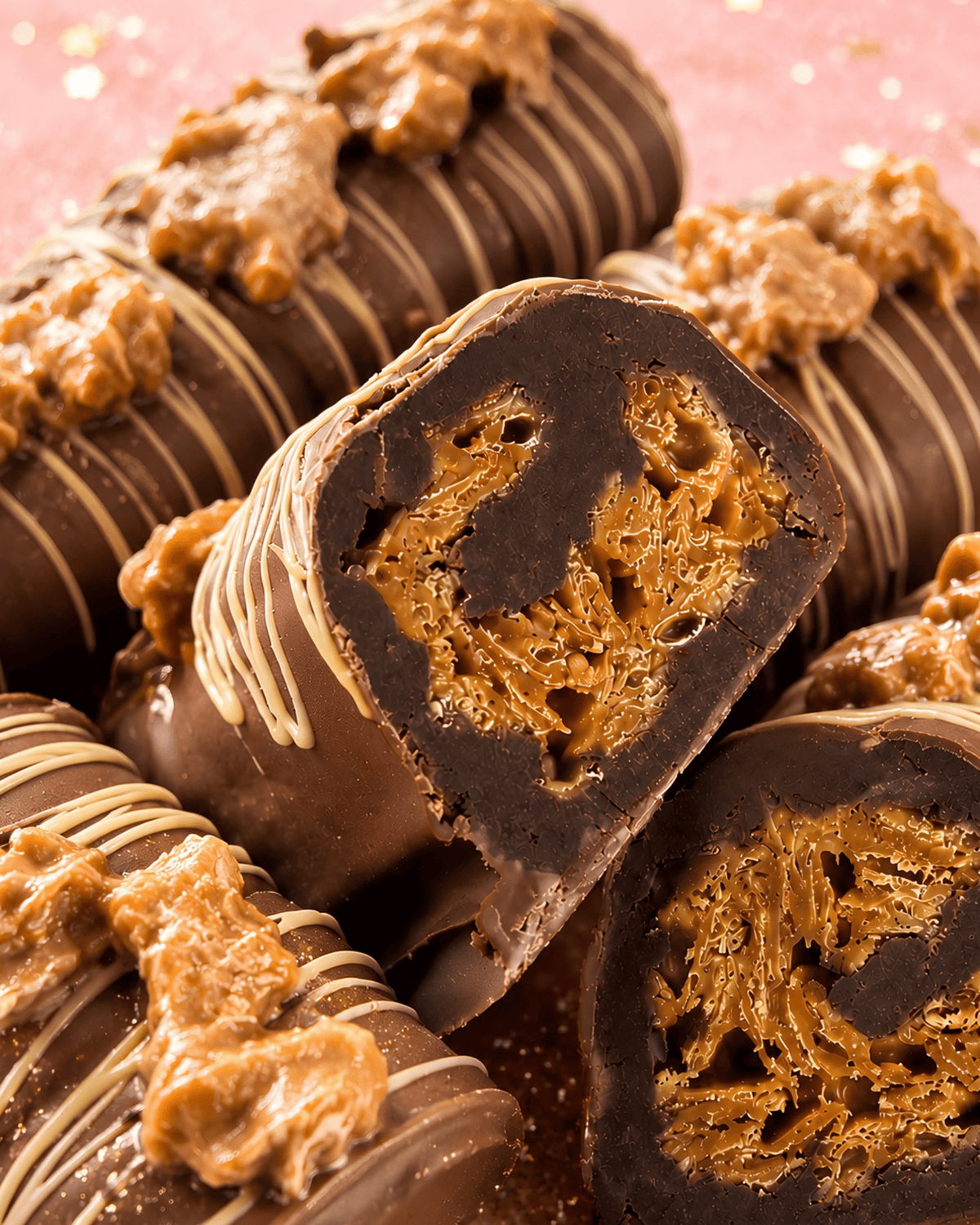 Caramel Cornflake Brownie Log (3x pieces) GF available - She means Biscuits