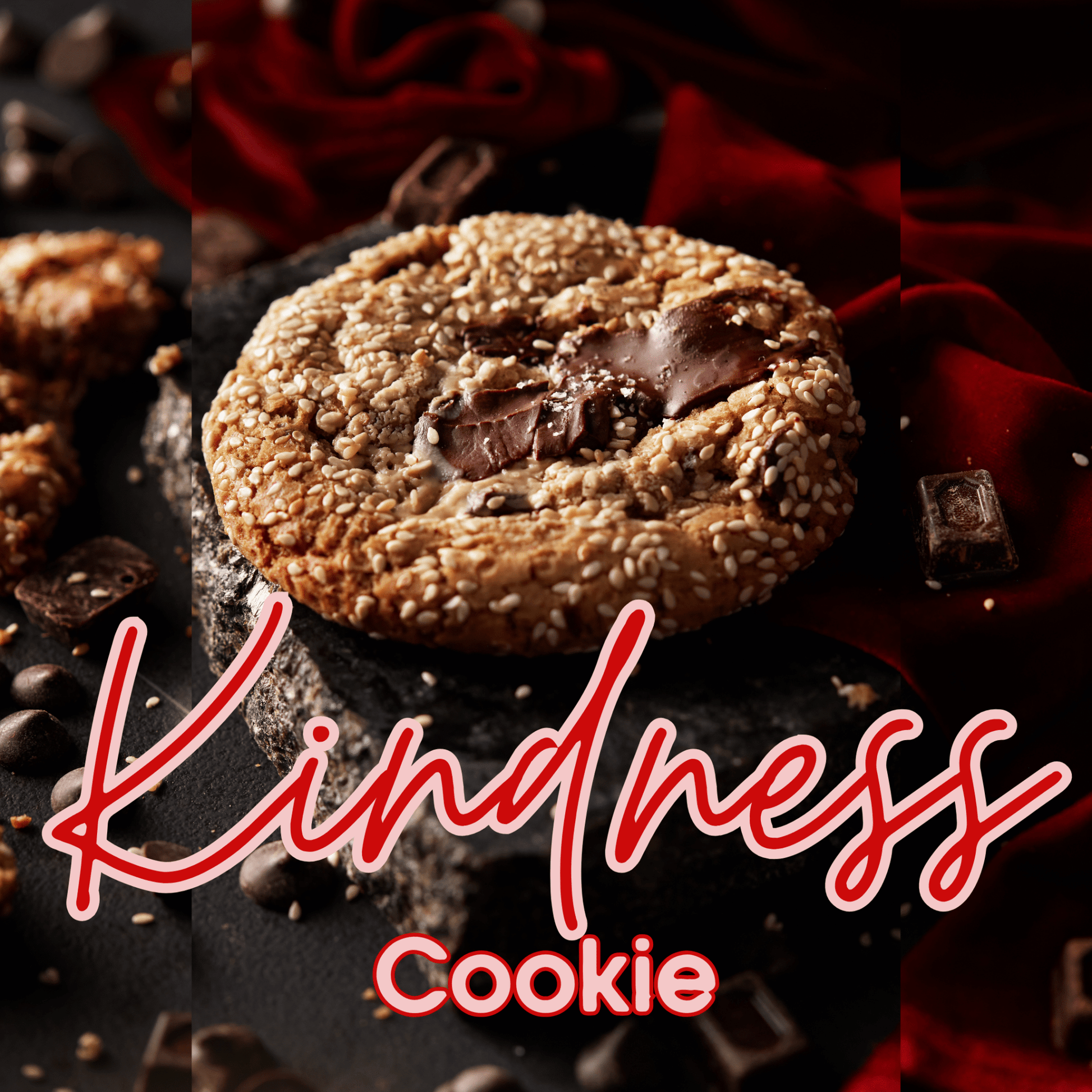 Kindness Cookie: 3x Tahini, Olive Oil, Chocolate (V) - She means Biscuits