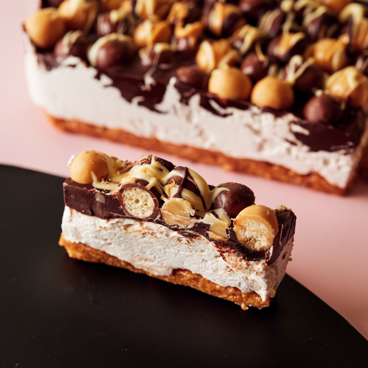 Malteser Marshmallow Crunch Slice – Crunchy, Gooey, Chocolatey Bliss (x3) - She means Biscuits