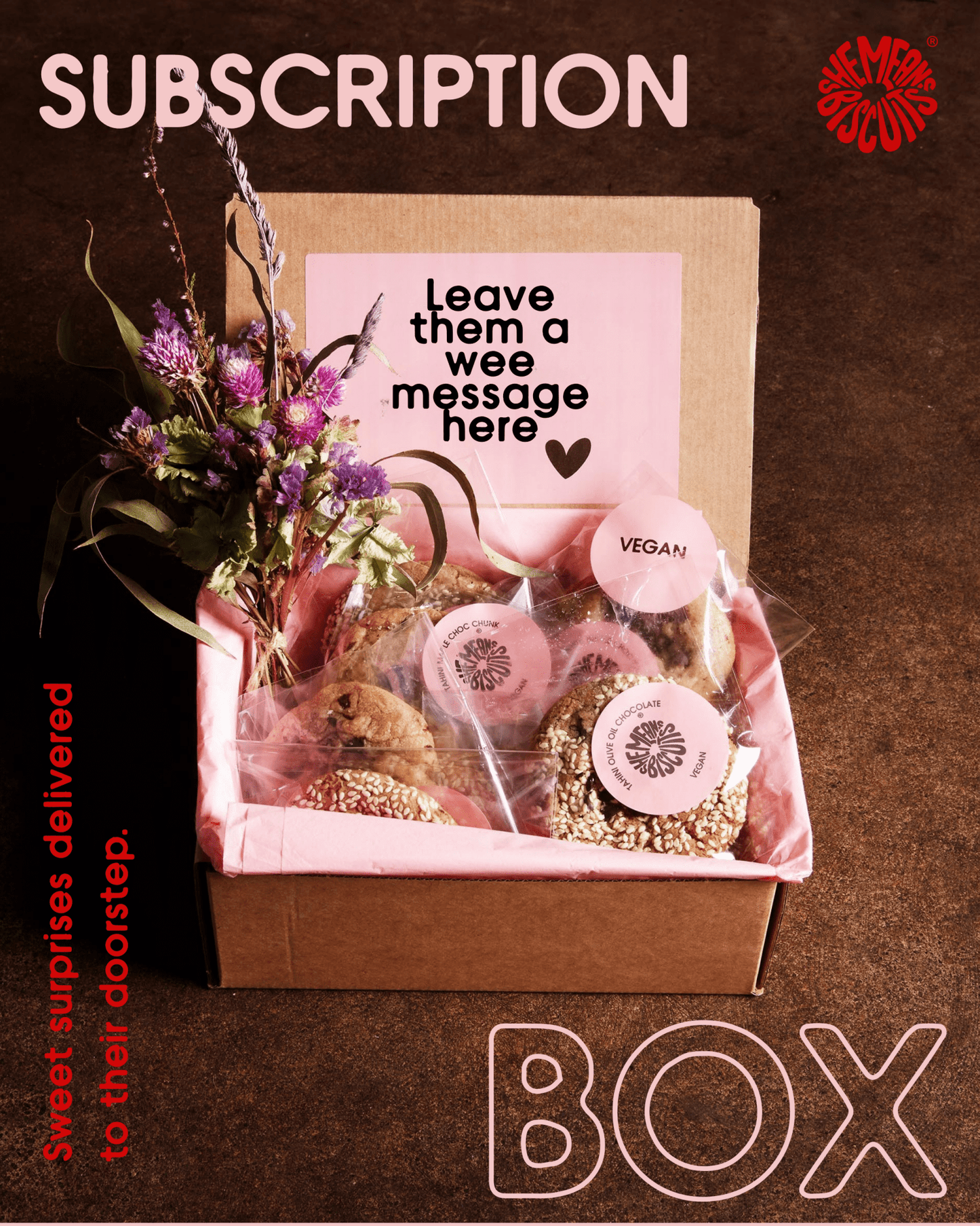 The Biscuit Subscription Gift Box - The gift that keeps on giving - She means Biscuits