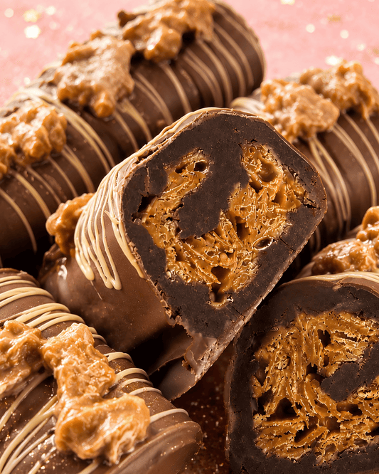 Caramel Cornflake Brownie Log (3x pieces) GF available - She means Biscuits
